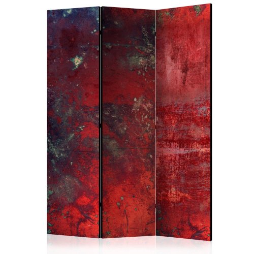 Paraván Red Concrete Dekorhome - ROZMER: 135x172 cm (3-dielny)