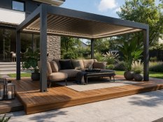 Elektrická bioklimatická pergola NOVA LUX 4x4 m