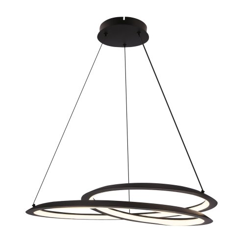 CALLAS lampa wisząca czarny 32W LED 3000, 4500, 6500K osłonka biała