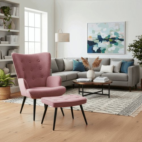 Relaxačné kreslo s podnožkou AK-303