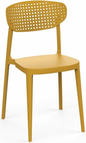 Jedálenská stolička AIRE - BAREVNÁ VARIANTA: Žltá