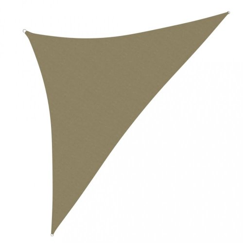 Stínící plachta trojúhelníková 3,5 x 3,5 x 4,9 m oxfordská látka Dekorhome - BAREVNÁ VARIANTA: Oranžová