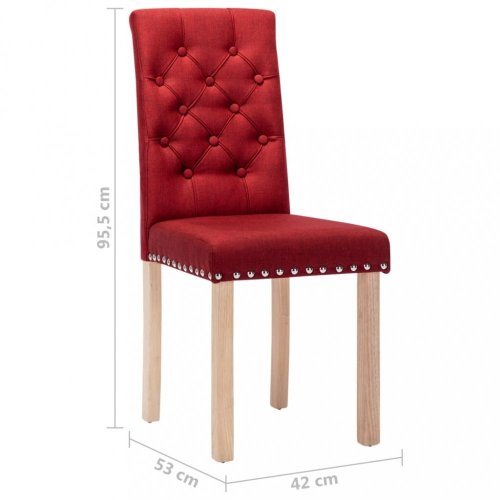 Jedálenská stolička 2 ks látka / drevo Dekorhome - BAREVNÁ VARIANTA: Krémová