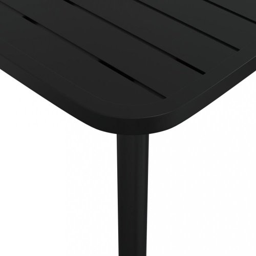 Zahradní stolek antracitový 80 x 80 x 71 cm ocel