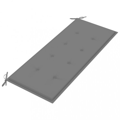 Skládací zahradní lavice s poduškou 120 cm akácie Dekorhome