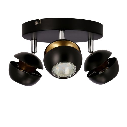 Stropní lampa Boni 3x3W gu10 LED černá