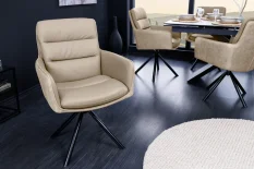 Otočné jídelní křeslo GYES Dekorhome