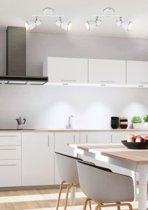 Nástenná lampa 2X40W E14 biela/chrómová FIDO