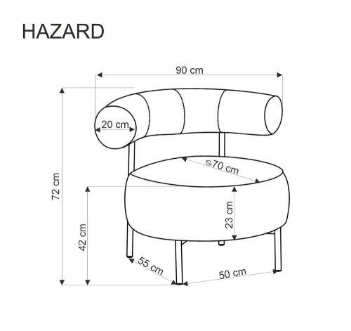 Kreslo HAZARD