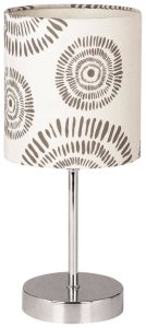Krémová stolová lampa Emily