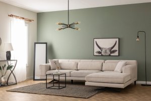 Rohová sedacia súprava / Rohová pohovka Jivago Corner Right (L2-Chl) - Beige