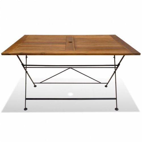 Skladací záhradný stôl 120x70 cm z akáciového dreva