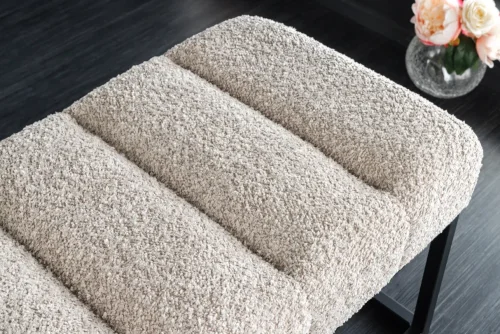 Lavice PELOPS bouclé Dekorhome