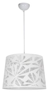 Závesná stropná lampa 1X60W E27 biela ORLANDO
