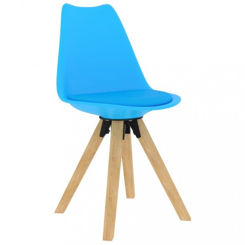 Jídelní set 4+1 buk / umělá kůže / plast Dekorhome
