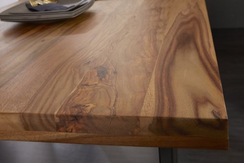 Jídelní stůl THOR SHEESHAM Dekorhome - ROZMĚR: 140x80x77 cm