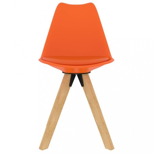Jedálenský set 4+1 buk / umelá koža / plast Dekorhome