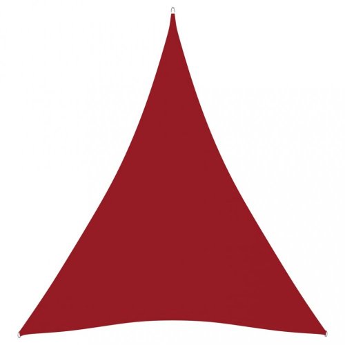 Tieniaca plachta trojuholníková 3 x 4 x 4 m oxfordská látka Dekorhome - BAREVNÁ VARIANTA: Červená
