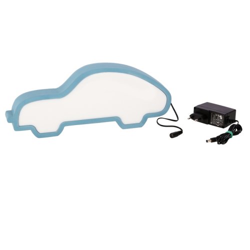 Stolová lampa do auta pre deti LED iQ Kids modrá