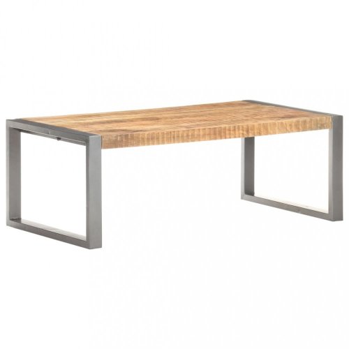 Konferenční stolek masivní dřevo / kov Dekorhome