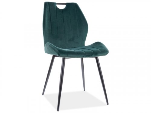 Jídelní židle ARCO VELVET - BAREVNÁ VARIANTA: Zelená