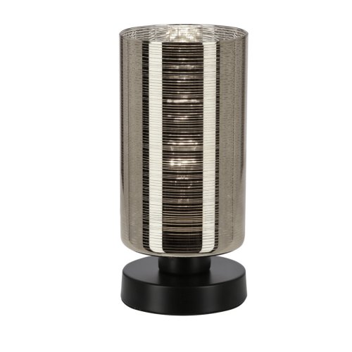 Stolní lampa chromované sklo zrcadlo Cox