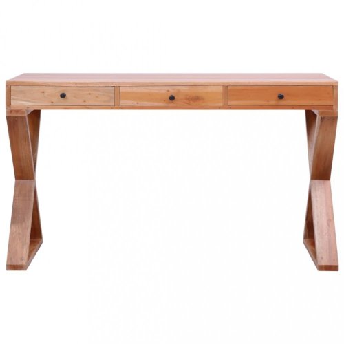 Písací stôl masívne mahagónové drevo Dekorhome