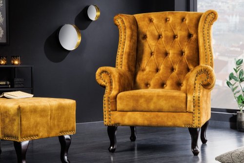 Chesterfield křeslo MIDAS Dekorhome
