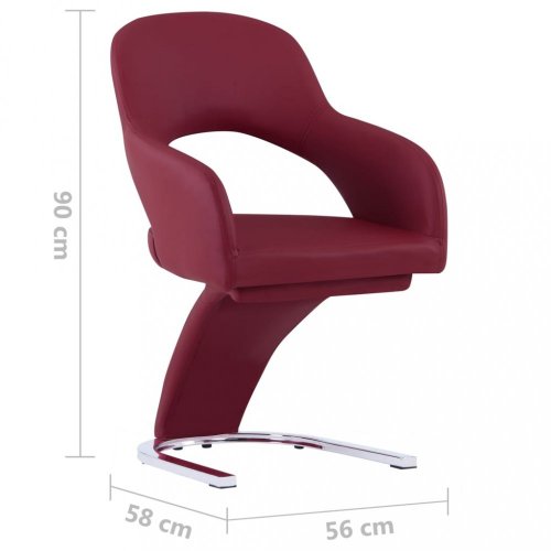 Jídelní židle 6 ks umělá kůže / chrom Dekorhome - BAREVNÁ VARIANTA: Zelená