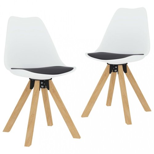 Jídelní set 2+1 buk / umělá kůže / plast Dekorhome