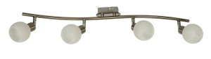 Nástěnná lampa 4X40W G9 saténová/chromová ALABASTER