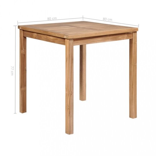 Zahradní jídelní stůl teak Dekorhome