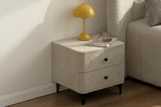 Nočný stolík ARIADNA bouclé Dekorhome