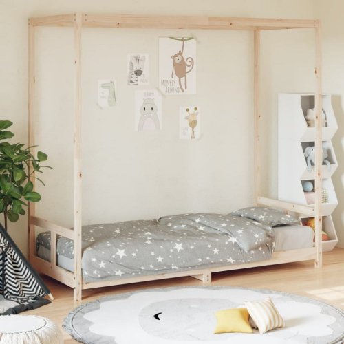 Dětská postel s nebesy Dekorhome - ROZMĚR LŮŽKA: 90 x 200 cm