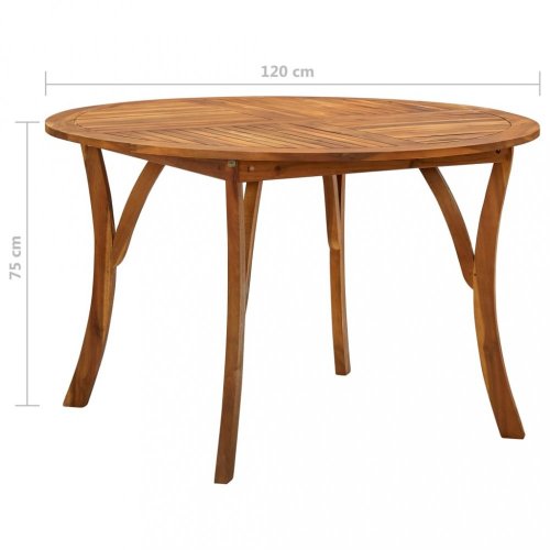 Záhradný stôl hnedá Dekorhome - ROZMER: 120x120x75 cm