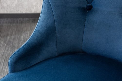 Chesterfield jedálenská stolička 2 ks ZETHOS Dekorhome - BAREVNÁ VARIANTA: Modrá