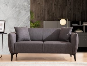 Dvojmiestna pohovka Belissimo - Dark Grey