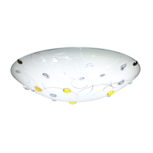 floki stropné svietidlo plafond 30 1x60w E27 priehľadné
