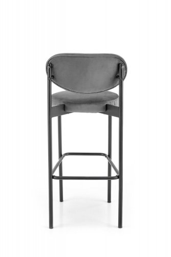 Barová stolička H108 - BAREVNÁ VARIANTA: Sivá