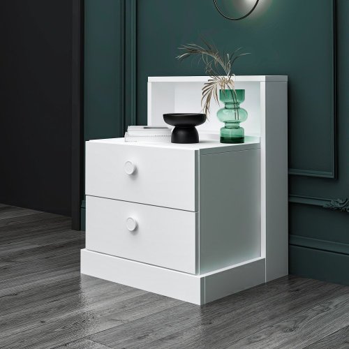 Nočný stolík Life - White