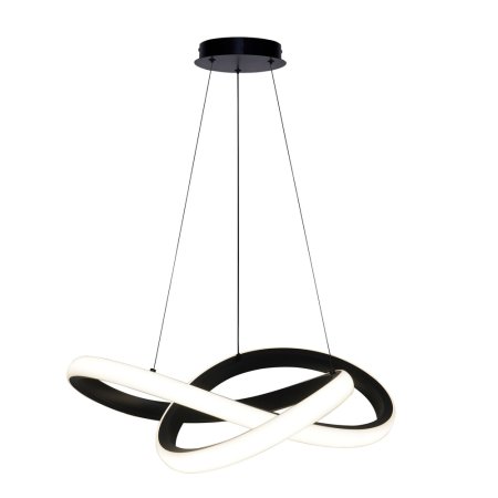 SPLOT lampa wisząca czarny 28W LED 3000, 4000, 6000K osłonka biała
