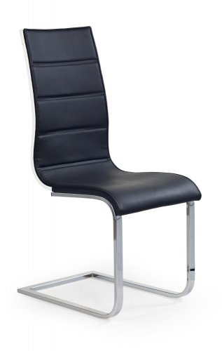 Jedálenská stolička K104 - BAREVNÁ VARIANTA: Čierna / biela