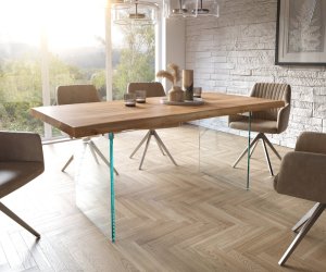 Jedálenský stôl Edge 180x90 cm XL prírodná akácia
