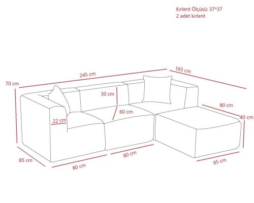 Rohová sedacia súprava / Rohová pohovka Raks - Green