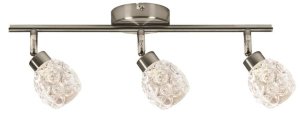 Stropní bodová lampa 3x40W G9 saténová Milos