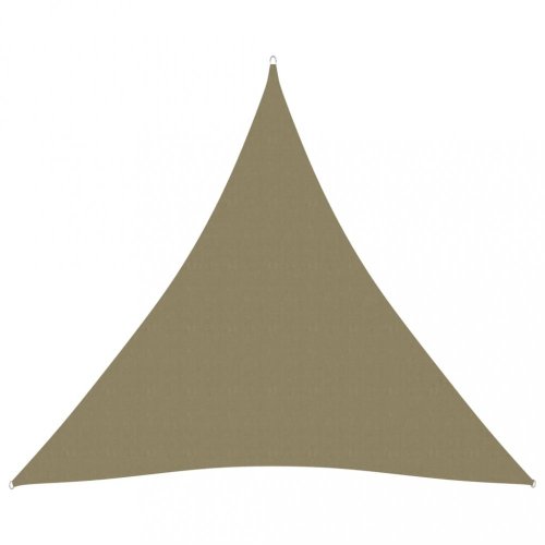 Stínící plachta trojúhelníková 4x4x4 m oxfordská látka Dekorhome - BAREVNÁ VARIANTA: Oranžová