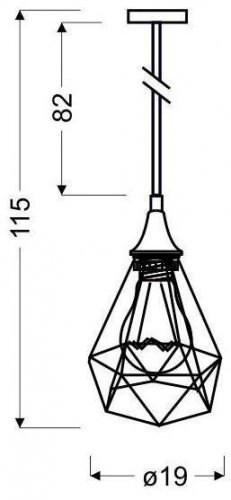 Závesná lampa GRAF - POČET TIENIDIEL: 1