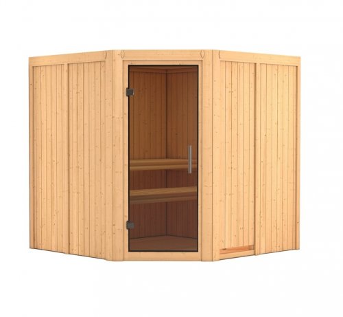 Interiérová finská sauna 196 x 196 cm Dekorhome