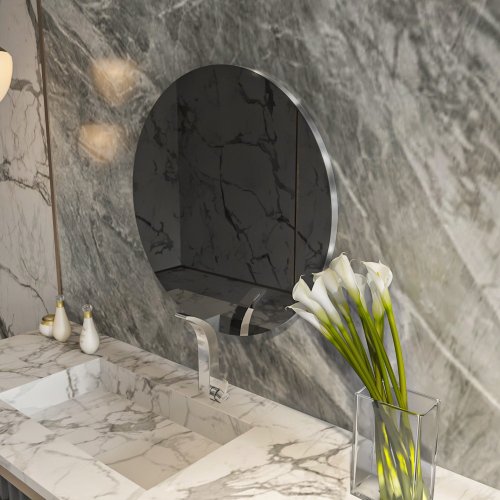 Zrkadlo Oneas - Dark Grey, Silver