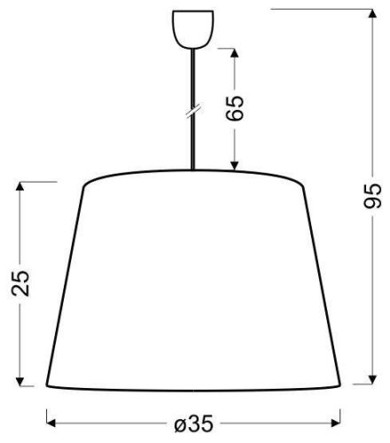 Závesná lampa SWEET
